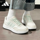 阿迪達斯（adidas）板鞋女鞋夏季透氣情侶簡約小白鞋軟底舒適減震休閑鞋 礬土棕 38