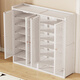 絲竹閣家用2026新款爆款門(mén)口小鞋架室內外簡(jiǎn)易鞋柜白色樓道走廊多層防塵 百葉門(mén)-兩門(mén)七層白色