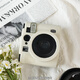 JUNESTAR適用于富士拍立得mini90相機包mini12硅膠保護套Instax Mini40EVO相機殼攝影防摔皮套 硅膠保護套-mini99-象牙白