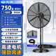 先鋒（SINGFUN）工業風扇電風扇大風力落地扇強力牛角扇大功率吹除甲醛壁扇大風扇工廠車間飯店商用搖頭風扇? 750落地扇-黑鋁葉【多倉發貨】加粗網