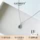 GATMEETs925純銀天然海藍(lán)寶項(xiàng)鏈水晶吊墜送女友情人節(jié)生日送媽媽禮物 海藍(lán)寶項(xiàng)鏈「水滴吊墜」