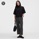lululemon丨WovenAir 女士可調(diào)節(jié)褲腳高腰運(yùn)動(dòng)褲 LW5HTQA 石墨灰 M