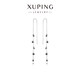 XUPING旭平首飾不銹鋼耳飾 夏上新時(shí)尚氣質(zhì)百搭日常耳線 送禮飾品 露珠耳線
