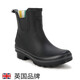 EVERCREATURES英國(guó)雨鞋女雨靴成人水靴防滑水鞋黑色時(shí)尚雨鞋低幫橡膠雨鞋 女款 全黑啞光低幫12ABK 38