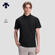 迪桑特（DESCENTE）DUALIS系列都市通勤男士吸濕速干短袖POLO衫 IB-墨黑色 XL (180/100A)