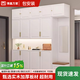 博鑫萬(wàn)家鞋柜家用門口現(xiàn)代簡(jiǎn)約大容量玄關(guān)柜一體柜出租屋簡(jiǎn)易置物儲(chǔ)物鞋架 1.2m主柜+邊柜