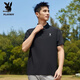 花花公子（PLAYBOY）T恤男短袖夏季男士polo衫翻領(lǐng)商務(wù)休閑涼感速干高端上衣服男裝