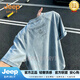 JEEP SPIRIT夏季重磅t恤男韓版寬松短袖上衣2026新款圓領半袖打底衫 霧霾藍【奢級材質】 M 90-110 斤【奢級材質】