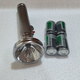 維諾亞老式鐵皮手電筒復(fù)古黃光小燈泡手電可調(diào)光手電筒老人夜晚照明手燈 帶四個(gè)一號(hào)電池 3.8伏黃光燈泡