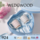 Wedgwood馬克對杯心形禮盒玫瑰禮盒高顏值骨瓷咖啡杯水杯情侶家用 金粉年華心形禮盒馬克杯藍+紅