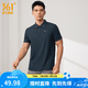 361°polo衫男2026年夏季新款休閑透氣短袖情侶運動翻領t恤女父親節(jié) 【推薦】【男款】深墨藍 XL
