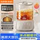 蘇泊爾（SUPOR）全玻璃養生壺 煮茶壺1L迷你養生杯煮茶器花茶壺 恒溫水壺 調奶器 保溫燒水壺0膠水 SW-10Y08QA