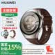 華為（HUAWEI）WATCH 5智能運動手表防水心率血氧監(jiān)測體溫檢測eSIM獨立通話通信導(dǎo)航智慧控車男女士高端新款腕表 木星棕 棕色素皮復(fù)合表帶 46mm