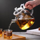 美斯尼 煮茶壺耐熱玻璃泡茶壺花茶壺煮茶器帶過(guò)濾煮茶壺功夫茶具 穹如壺 透明款