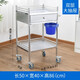 醫用小推車(chē)不銹鋼 治療車(chē)加厚器械臺醫院儀器車(chē)手術(shù)車(chē)換藥車(chē)器械車(chē)美容車(chē)置物架多功能工具推車(chē) 特小二層豪華(大抽屜) 官方標配