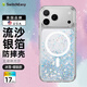 SwitchEasy新款2025適用蘋(píng)果17promax手機殼新款iPhone17Pro流沙透明全包防摔外殼17Air磁吸保護套可掛繩 冰雪【3D立體效果丨無(wú)液體流沙】（白磁吸圈） iPhone 17 Pro