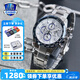 卡西歐（CASIO）商務休閑皮帶鋼帶手表男日韓腕表防水石英男士手表送男友 禮物 EFR-574DE-7AVUPR