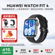 華為手表WATCH FIT 4【情人節禮物】運動智能健康管理藍牙通話輕薄NFC門禁交通支付送男女士朋友3Pro 韻律黑色丨國補拍這個鏈接