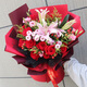 愛在此刻 鮮花速遞紅玫瑰粉色百合混搭花束生日禮物送女生全國(guó)同城配送
