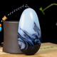 資微黛保價(jià)胖東來(lái)品質(zhì)和田玉手把件新疆男士煙青花玉籽料玉石把玩件黑白