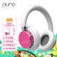 Labs Puro Sound 美國Puro BT2200s-PLUS 頭戴式兒童藍(lán)牙耳機(jī)護(hù)耳沉浸式全包耳 高清麥克風(fēng) 學(xué)生網(wǎng)課專用 粉紅色 活力滿滿粉色