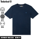 添柏嵐（Timberland）T恤男夏季新款戶外運動半袖圓領(lǐng)純棉透氣寬松黑色短袖男 寶藍色 A6DKUZ02 L 180/建議140-160斤