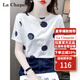 La Chapelle【通勤百搭】【】熱銷女士t恤短袖女裝今年最流行的衣服2026新款
