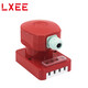 LXEE 工業(yè)防水插座三相四線五線防雨工業(yè)插座插頭380V 16A 32A 4芯5芯圓孔三相電插座 紅色三相插座 4插32A套裝（插頭+插座）