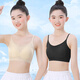 貼心熊兒童內(nèi)衣發(fā)育期初中高中學生女童小背心吊帶少女文胸15歲女孩夏季 膚色+黑色 M 【80-100斤】