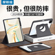 摩斯維【2024款】適用華為MatePadPro12.2保護套12.2英寸平板電腦保護殼帶筆槽透明磁吸亞克力全包防摔套 【曜石黑】720°旋轉+贈手寫(xiě)筆