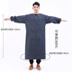 加肥加大圍裙耐磨耐臟牛仔罩衣反穿衣工作服防污長(cháng)袖勞保成人男女 棉布牛仔【加長(cháng)1.3米特大碼】