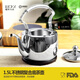 福絡(luò)依德 1.5L泡茶壺食品級304不銹鋼加厚復(fù)底鳴笛小水壺功夫茶壺電磁爐
