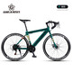 GUNS. N. ROSES 槍花高碳鋼破風(fēng)公路自行車(chē)成人男女競賽700C變速山地車(chē)跑車(chē)彎把 槍花700C高碳鋼綠色 26寸 21速