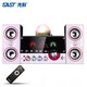 先科（SAST）電腦音箱臺(tái)式機(jī)2.1聲道多媒體音響 高音質(zhì)游戲家用藍(lán)牙音響電視有源音箱K歌套裝 白色炫酷彩燈版+魔球彩燈 標(biāo)配+32G精選無(wú)損音樂(lè)U盤