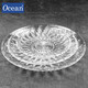 Ocean進(jìn)口玻璃盤子碟子客廳水果盤碟零食碟盤鉆石盤水果盤家用小碟子套裝客廳創(chuàng)意酒店點(diǎn)心盤碟干果菜碟 6寸+7寸+9寸/鉆石碟