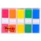 3M學(xué)習辦公 報事貼 便條紙/便利貼/便簽紙/抽取式指示標簽cbg 683-9CF 90片（9色裝）