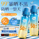 BEAUTY NOTES防曬噴霧霜女男紫外線50+倍戶外軍訓(xùn)防水防汗防紫外線全身可用2瓶