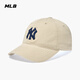 MLB帽子男女同款棒球帽軟頂鴨舌帽休閑運動帽禮物3ACP6601N-50BGP-F
