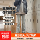 微喇牛仔褲少女春秋季2026新款夏裝彈力高腰初中高中學生褲子KXW 水洗藍 L