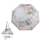 寶麗姿/baolz雙層復古三折太陽(yáng)傘兩用阻隔防紫外線(xiàn)雙面花雨傘 三折[青木槿]-送拎包 【傘面大 防風(fēng)防雨放曬】