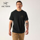 始祖鳥（ARC'TERYX）【七夕禮物】KRAGG SHIRT 男子 T恤 黑金 L