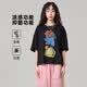 幻走（MOVEUP）2026夏季新款.FUN系列圓領(lǐng)多巴胺印花簡約短款T恤女 黑色 S