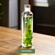 DELISOGA新方式冷泡茶水瓶子玻璃密封裝水容器冰茶冷萃瓶耐高溫便攜茶杯子 500ML-刻度冷萃杯【帶蓋密封】