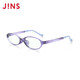 睛姿（JINS）兒童防藍(lán)光輻射眼鏡電腦護(hù)目鏡手機(jī)平板網(wǎng)課輕量方框FPC19A109 68紫色
