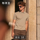 布先生【斷碼5折 原價(jià)238元】男裝翻領(lǐng)t恤春夏季短袖polo衫衣服男士上衣 青銅綠 XL (180)