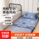 褥子套100%純棉全包帶拉鏈床套學生宿舍90x200單人褥墊套全棉被套 品味青春淺灰褐 90*190cm