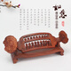 紅木工藝品如意算盤擺件創(chuàng)意木雕開業(yè)喬遷禮品實(shí)木擺件木制擺件珠心算商務(wù)禮品 酸枝木如意算盤小號(hào)