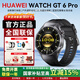 華為（HUAWEI）【國補15%】WatchGT6Pro智能手表藍寶石玻璃21天運動兩周長續航藍牙電話體溫血氧心率監測健康禮物 【曜石黑】WatchGT6Pro 氟橡膠表帶 46mm