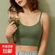 2024新款背心式吊帶美背裹胸抹胸女防走光無縫外穿打底文胸內衣 1件裝【顏色隨機發】 均碼【體重80-130斤】
