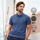 添柏嵐（Timberland）男士短袖POLO衫 26夏季新款戶外通勤運(yùn)動(dòng)商務(wù)休閑純棉透氣翻領(lǐng)T恤 修身款建議拍大一碼/拍前客服推薦尺碼A2EPMEYO XL 修身版型